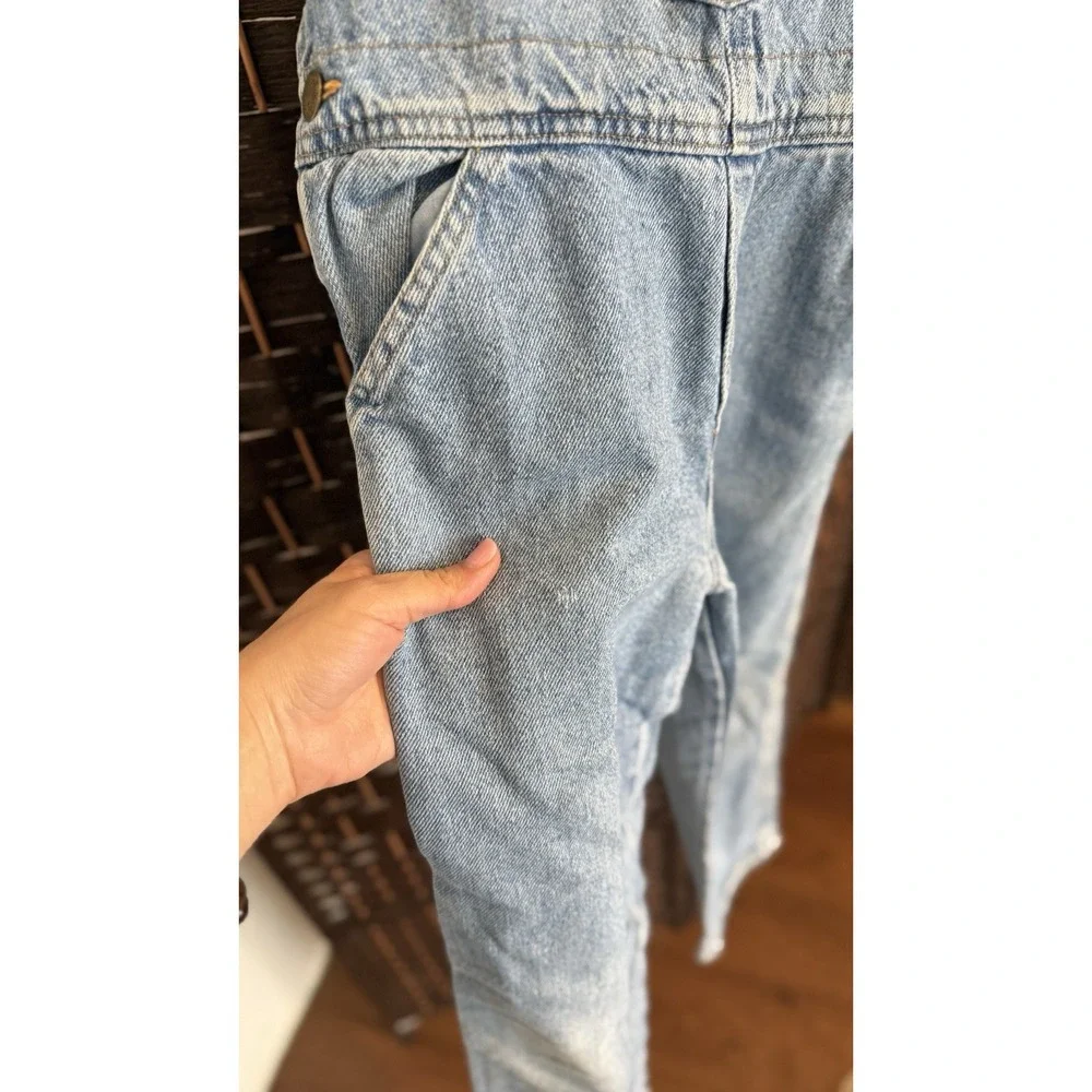 Vintage OshKosh B'Gosh Distressed Denim Overalls - Picture 3 of 9